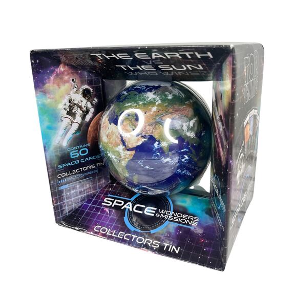 Top Trumps Space Wonders & Missions Collector's Tin 60 Cards New - Picture 1 of 12